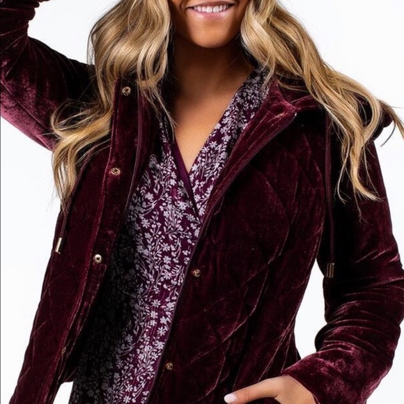 Francesca's Collections Jackets & Blazers - NWT Francesca’s quilted velvet jacket. Size M